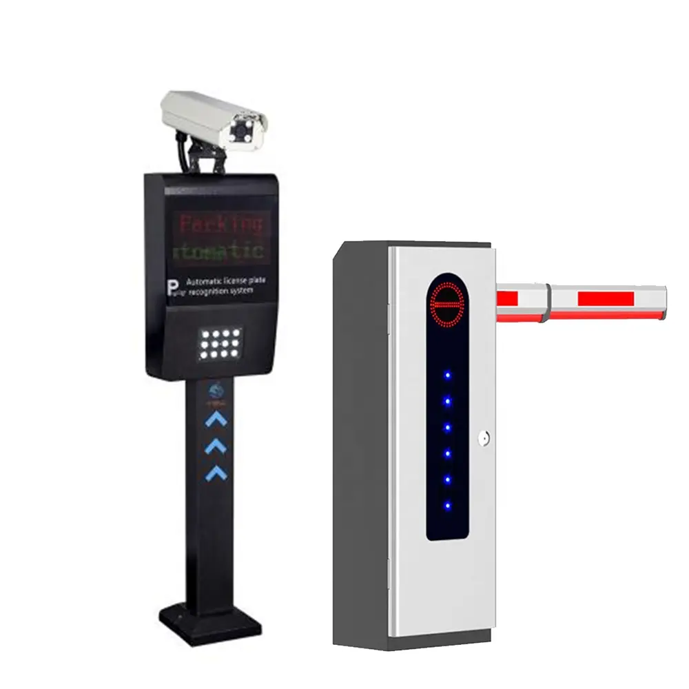 Ankuai Wholesale ALPR Top Quality Outdoor Auto Payment Car Parking Ticket Machine Management System Barrier Gate