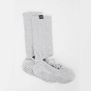 بيع بالجملة مخصص للسيدات نقطة طاقم الغراء عدم الانزلاق الجوارب اليوغا عالية الجودة حزام بيلاتيس الجوارب يمكن تخصيص الشعار - Product Image 5