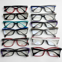 Petites montures de lunettes optiques en acétate, nouveau stock en liquidation, modèles et couleurs assortis, petite taille