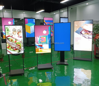 55 65 Inci Dapat Dibaca Sinar Matahari Kecerahan Tinggi LCD Digital Iklan TV Layar untuk Tampilan Jendela Monitor