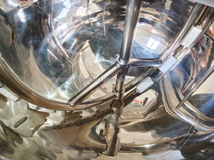 Kích Thước Lớn 100L 200L 500L Thép Không Gỉ Nấu Ăn Thương Mại <span class=keywords><strong>Gas</strong></span> Nồi Đun Nước Ớt Cà Chua Nồi Với Khuấy - Product Image 5