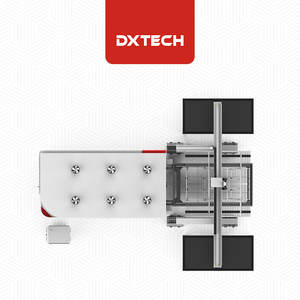 DXTECH-Máquina de corte por láser de fibra completamente automática Raytools de descarga de carga de cubierta media a delgada para equipos de exposición - Product Image 3