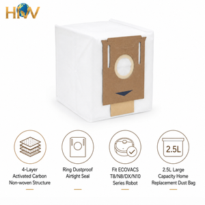 <span class=keywords><strong>ECOVACS</strong></span> Deebot T8AIVI/T8Max/N8Pro <span class=keywords><strong>Plus</strong></span>/N8Pro/DX93/DDX96/N10 <span class=keywords><strong>Plus</strong></span> Robot aspirador bolsas de polvo batería de plástico Compatible con coche - Product Image 3