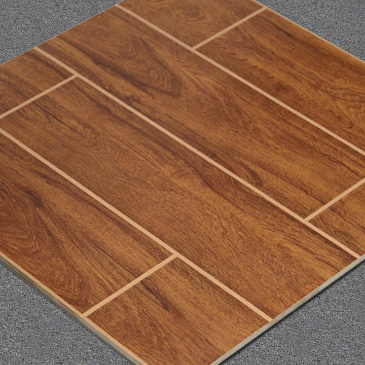 Low Price Red Wood Brick Design 60x60 Ceramics Floor Tile