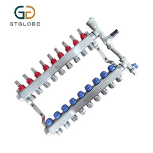 Vendite calde Collettore di riscaldamento idronico in acciaio inox Design moderno 220v sistemi di riscaldamento a pavimento parti per i sistemi a pavimento del contatore dell'acqua - Product Image 6