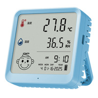 Aikesi Home Indoor New House Decoración Monitor de calidad del aire, medidor de temperatura y humedad del aire