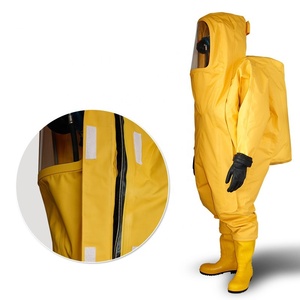 SCBAに適したATI-FIRE卸売高品質完全密閉型化学保護スーツ - Product Image 5