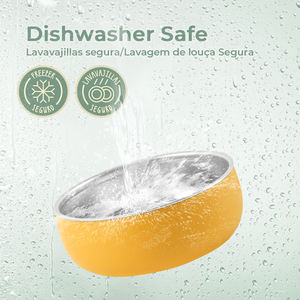 Prato para Bebê com Sucção de Silicone Antiderrapante, Tigela Térmica de Dupla Parede para Alimentos Infantis em Aço Inoxidável 304 - Product Image 3