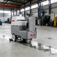 Autolaveuse industrielle électrique ARES600 pour usage intensif, nettoyage à l'eau froide pour usine, entrepôt, atelier
