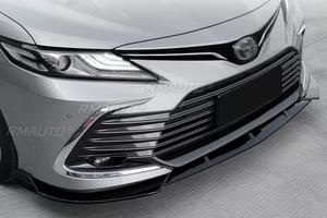 For Toyota Camry 8th Gen 2018-2023 Body Kit Front Bumper <b>Splitter</b> Carbon Fiber Look Sport Style Bumper Guard Car Accessories - Product Image 2