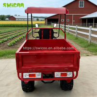 Quad utilitaire agricole GY6 150cc avec remorque, véhicule tout-terrain agricole, quad multi-usages