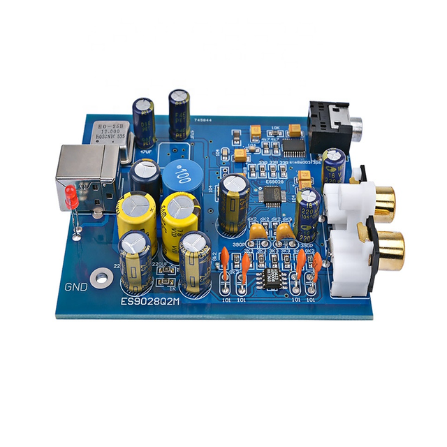 Factory Outlet ES9028Q2M SA9023 USB DAC Decoder Board DAC Sound Card Support 24Bit 92k for Audio Amplifier DIY