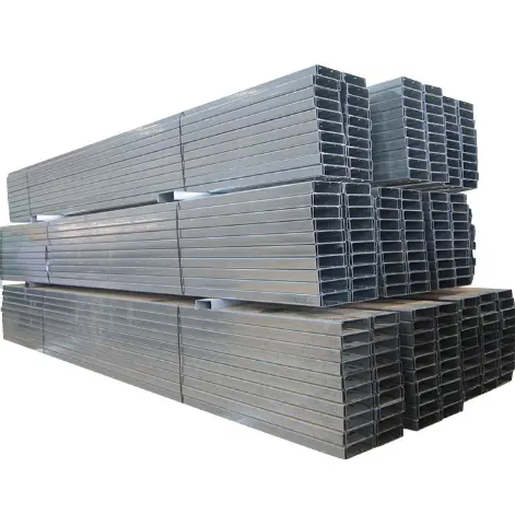 Wholesale Price Steel Structure Frame Zinc Coated Steel Profile C Galvanized C Purlins for Roof Support
