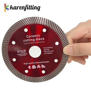 Lame de scie circulaire diamantée turbo ultra-mince industrielle pressée à chaud pour carrelage, porcelaine, granit, marbre - Garantie 3 ans KC-023 OEM - Product Image 4