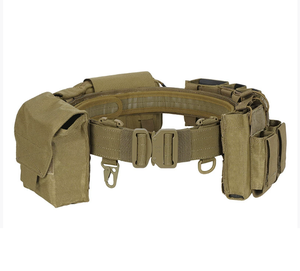 DFB702 Cinturón Táctico Desmontable Negro Caqui Verde para Hombre con Bolsa Molle para Deportes al Aire Libre y Caza - Product Image 1