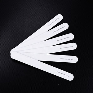 <span class=keywords><strong>ZIRI</strong></span> liefert hochwertige weiße Korea Sandpapier Nagel feile Professional Dual Side mit benutzer definiertem Logo für den Salon gebrauch - Product Image 2