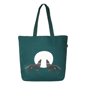 Petit sac fourre-tout en toile avec imprimé lettres, poignée supérieure, fermeture éclair, sac de shopping écologique, sac cadeau multicolore - Product Image 2