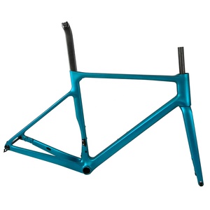 <span class=keywords><strong>Cadre</strong></span> <span class=keywords><strong>de</strong></span> vélo <span class=keywords><strong>de</strong></span> route Airwolf avec frein à disque à montage plat Cyclocross Carbon Bicycles Frame Custom Paint 38C Tire Climbing Carbon Road Bike Frame - Product Image 5