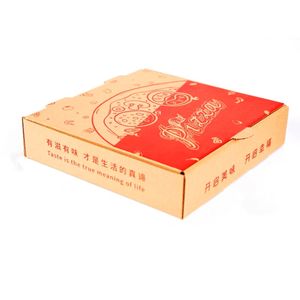 Scatola di carta ondulata ecologica per uso alimentare di dimensioni personalizzate per <span class=keywords><strong>panini</strong></span> <span class=keywords><strong>e</strong></span> piatti per <span class=keywords><strong>Pizza</strong></span> con Logo personalizzato - Product Image 2