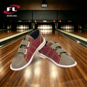 Scarpe da Bowling in Vera Pelle per Noleggio, Vendita Diretta Scontata per Sale da Bowling - Product Image 1