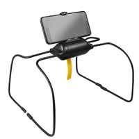 Support de téléphone multifonctionnel rétractable pliable à long bras araignée pour lit, support de tablette pour lit