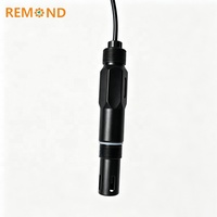 Capteur de conductivité de l'eau industrielle, électrode en graphite anti-corrosion, boîtier PPS IP68, capteur EC personnalisable OEM, 0-20mS/cm