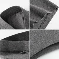 Boxer Shorts Homme Grande Taille Personnalisés de Marque Designer, Caleçons de Sport Solides en Coton Biologique OCS Classique