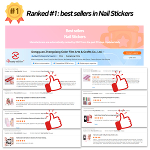 Pegatinas <span class=keywords><strong>de</strong></span> Uñas <span class=keywords><strong>de</strong></span> Gel sin HEMA, Impermeables, sin Necesidad <span class=keywords><strong>de</strong></span> Lámpara UV, Diseño Degradado Rosa Brillante, para Otoño e Invierno - Product Image 6