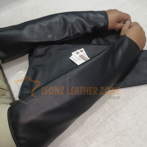 ถุงมือป้องกันความปลอดภัยแบบพรีเมี่ยมแขนหนังนิรภัยสำหรับป้องกันการกัดต้นแบบ - Product Image 1