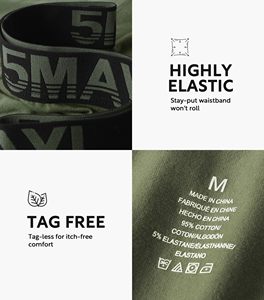 <span class=keywords><strong>Boxer</strong></span> da <span class=keywords><strong>Uomo</strong></span> Personalizzati a Gamba Lunga, Taglie Forti, Traspiranti, in <span class=keywords><strong>Cotone</strong></span> Morbido e Confortevole, <span class=keywords><strong>Senza</strong></span> <span class=keywords><strong>Cuciture</strong></span>, per Fitness - Product Image 5