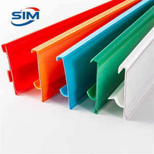 Siêu thị bán lẻ PVC Acrylic nhãn tag dính dữ liệu dải giá chủ kệ cho kho & cửa hàng kệ - Product Image 2