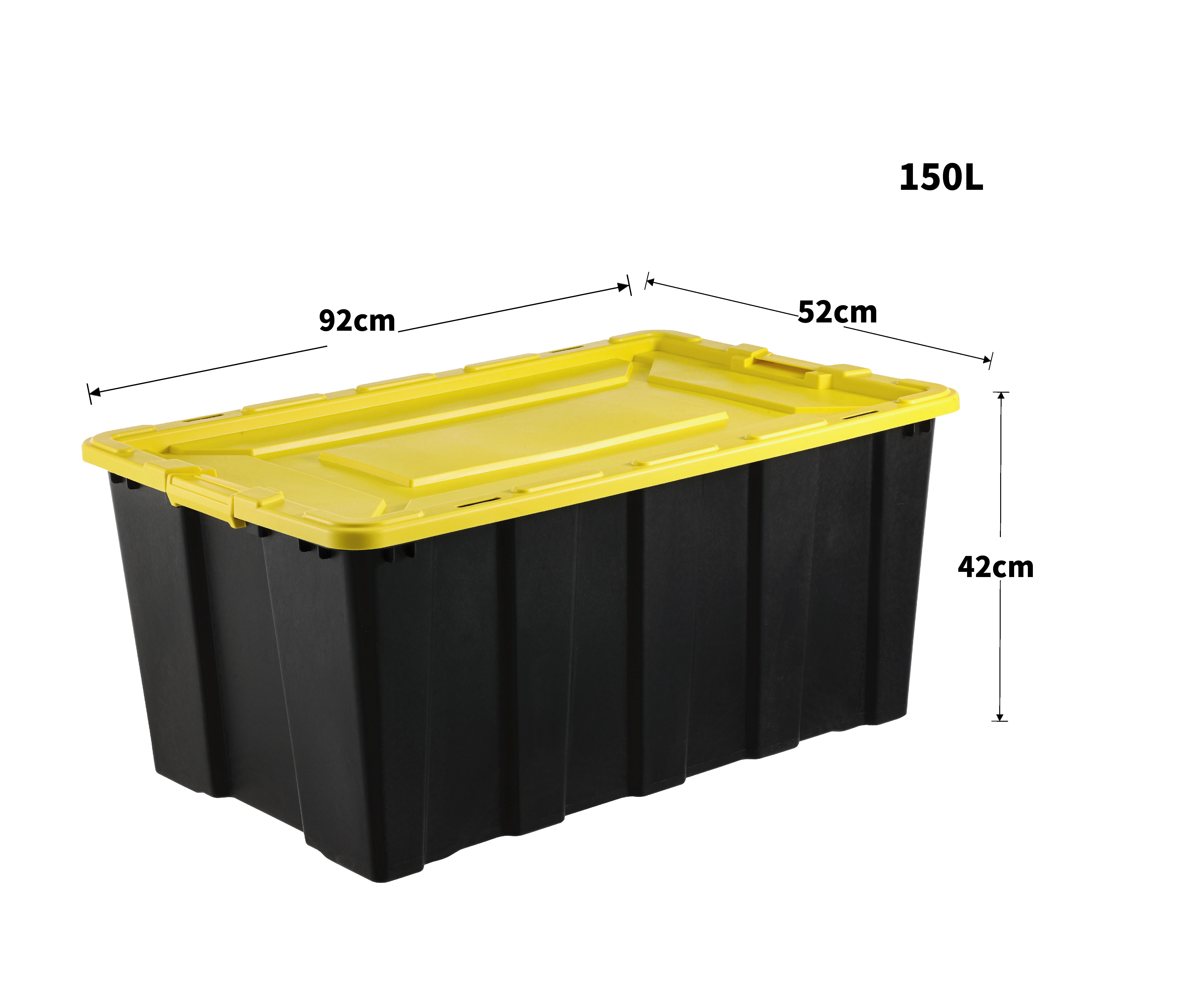 Black box with yellow lid