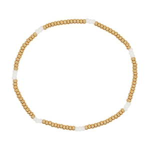 Ensemble <span class=keywords><strong>de</strong></span> bracelets en perles <span class=keywords><strong>Miyuki</strong></span> plaqués or 18 carats avec perles d'eau douce naturelles classiques extensibles KKBEAD - Product Image 5