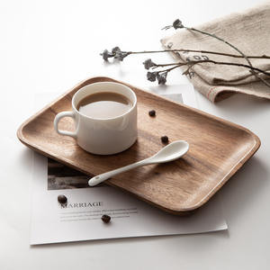 ชุดจานเสิร์ฟไม้อะคาเซีย,จานขนมขบเคี้ยว<span class=keywords><strong>ขนม</strong></span>เป็นมิตรกับสิ่งแวดล้อมธรรมชาติแบบกำหนดเอง - Product Image 4