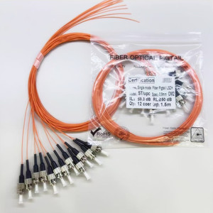 Câble Pigtail Fibre Optique Orange SC/UPC 652D 0,9 mm 12 Fibres Multimode Gaine LSZH 1,5 m Pigtaux Monomodes - Product Image 2