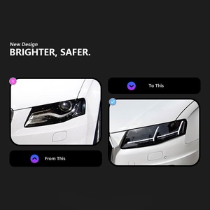 Nouveau phare 12V SXC pour Audi A4L 2009-2012, ensemble <span class=keywords><strong>de</strong></span> phares A4 LED, conversion à double faisceau, projecteurs, <span class=keywords><strong>feux</strong></span> <span class=keywords><strong>de</strong></span> <span class=keywords><strong>jour</strong></span>, clignotants - Product Image 3