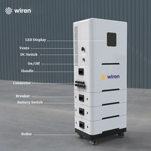 Gabinete de Batería de Litio Ferrofosfato de 15KWh, 51.2V 300Ah, Enfriamiento Natural, IP20, Uso en Interiores, 10 Años de Garantía, LCD, Onda Sinusoidal Pura - Product Image 4