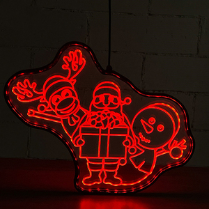 <span class=keywords><strong>ไฟ</strong></span>ตกแต่งคริสต์มาสแบบใหม่ ดีไซน์ RGB เปลี่ยนสีได้ ป้ายอะคริลิคเรืองแสง ป้าย<span class=keywords><strong>ไฟ</strong></span>นีออน - Product Image 3