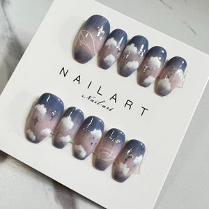 Prensador de <span class=keywords><strong>uñas</strong></span> hecho a mano, 10 unidades de colores, venta al por mayor, todo tipo de estilos, superventas, bonito lujo personalizado - Product Image 1