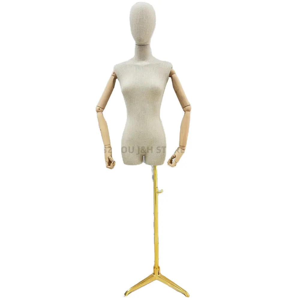 Giá bán buôn một nửa cơ thể mannequin nữ ăn mặc hình thức phụ nữ người nộm cho may