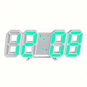 <b>Digital</b> Electronic Alarm <b>Clock</b> with Radio and Calendars Luminous Plastic Table <b>Clock</b> for Office and Living Room - Product Image 6