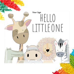 Peinture Diamant 5D DIY Animaux de la Jungle Mignons Girafe Lion Mosaïque Complète Ronde en Cristal Décoration Murale Maison Cadeau - Product Image 1