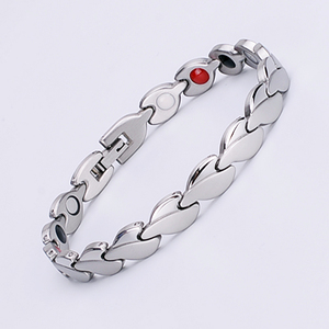 Bracelet magnétique bio-énergétique en acier inoxydable à longueur réglable pour femmes, pour les États-Unis, livraison rapide (RTS) - Product Image 5