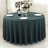 Nappe de table ronde festonnée pour mariage, longueur au sol, bord festonné, housse de table de banquet, décoration pour événements et réceptions, vente en gros