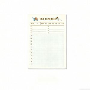 Juego de Blocs de Notas Autoadhesivos Multifuncionales con Diseño Floral y de Aves, Planificador Semanal/Horario, Cuadernos con Lista de Verificación para Oficina - Product Image 2