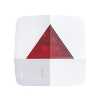 Luz Estroboscópica de Alarma de Incendio con Indicador LED Remoto, Función Clave para un Sistema de Seguridad Doméstica Mejorado