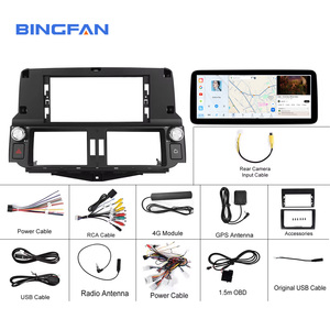 Android 12.3 pollici lettore auto senza fili auto Carplay GPS di navigazione Radio per Toyota Pardo 2010 unità principale 4 + 64GB - Product Image 3