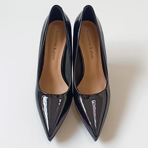 <span class=keywords><strong>Zapatos</strong></span> de tacón alto para <span class=keywords><strong>mujer</strong></span> con diseño de <span class=keywords><strong>cordones</strong></span> de <span class=keywords><strong>charol</strong></span> puntiagudo Bombas con estilo sexy Stilettos de plataforma para <span class=keywords><strong>mujer</strong></span> para uso diario - Product Image 2