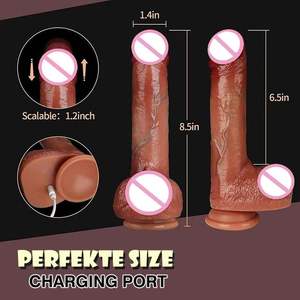 ดิ๊กโด้ซิลิโคนแบบรีโมทคอนโทรลอัตโนมัติรุ่นล่าสุด กันน้ำได้ 100% ของเล่นทางเพศสำหรับผู้หญิง - Product Image 6