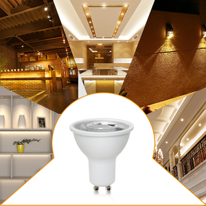 หลอดไฟสปอร์ตไลท์ LED GU10 5W AC120V SMD 2835 LED สีขาวนวล สีขาวเย็น พลาสติก+อลูมิเนียม GU10 หลอดไฟ LED - Product Image 1